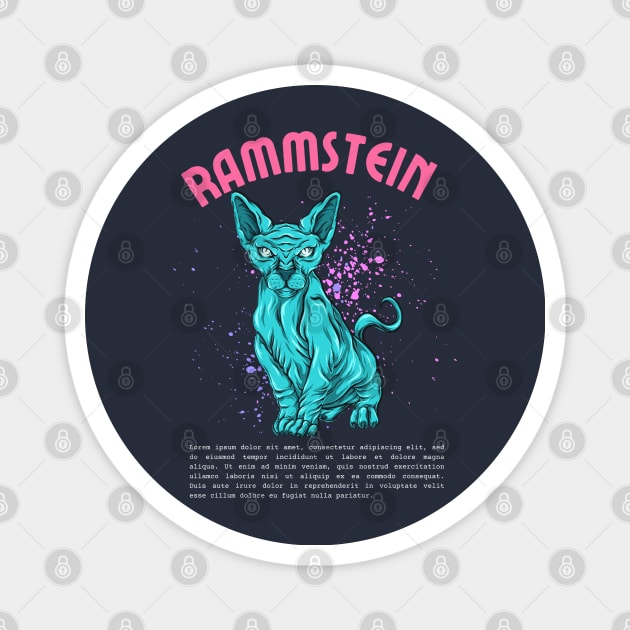 rammstein Magnet by Oks Storee